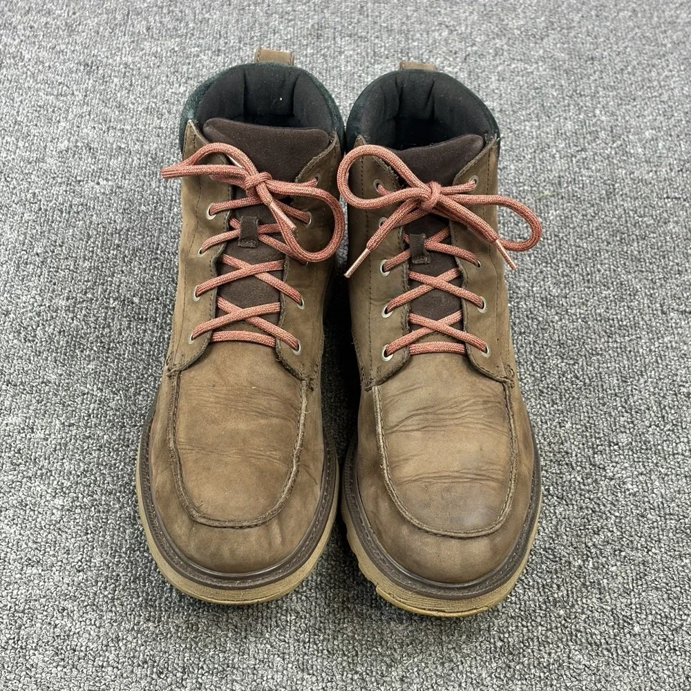Sorel Madson Moc Toe Boots Mens 12 Brown Leather NM2290-238 Waterproof Chukka